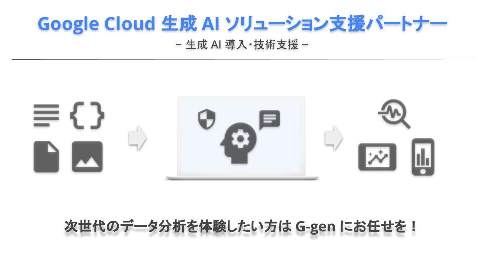 株式会社G-gen、Google Cloud 生成 AI ソリューション支援パートナーに認定