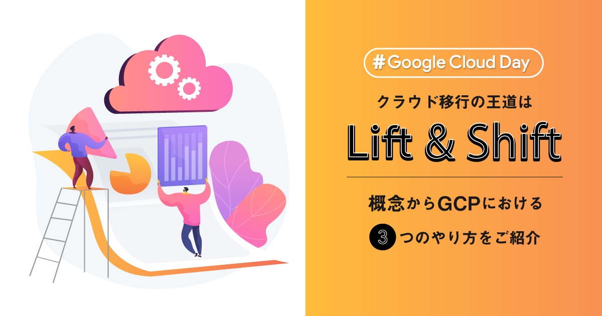 クラウド移行の王道はLift & Shift！概念からGCP における3つのやり方をご紹介